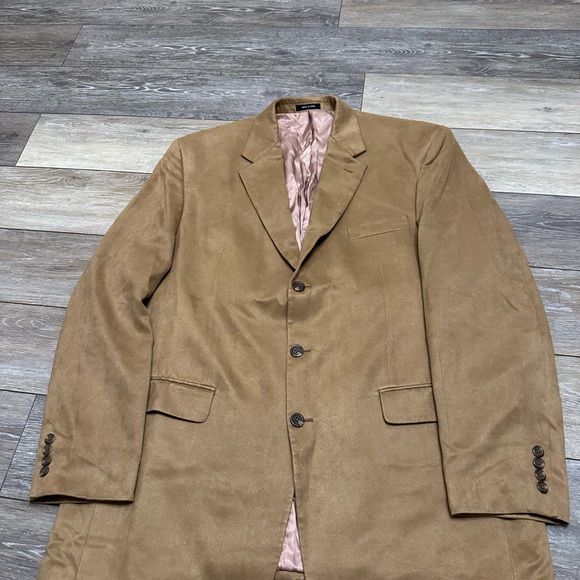 Ralph Lauren Chaps Faux Suede Sports Coat - Picture 1 of 5